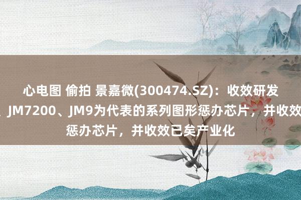 心电图 偷拍 景嘉微(300474.SZ)：收效研发以JM5400、JM7200、JM9为代表的系列图形惩办芯片，并收效已矣产业化