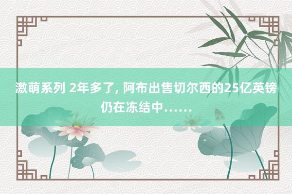 激萌系列 2年多了， 阿布出售切尔西的25亿英镑仍在冻结中……