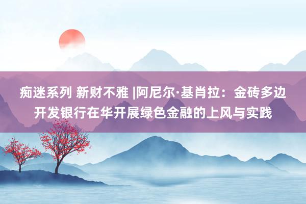 痴迷系列 新财不雅 |阿尼尔·基肖拉：金砖多边开发银行在华开展绿色金融的上风与实践