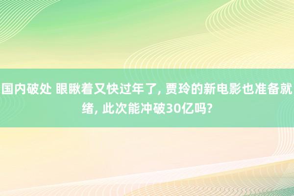 国内破处 眼瞅着又快过年了， 贾玲的新电影也准备就绪， 此次能冲破30亿吗?