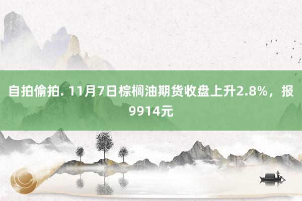 自拍偷拍. 11月7日棕榈油期货收盘上升2.8%，报9914元